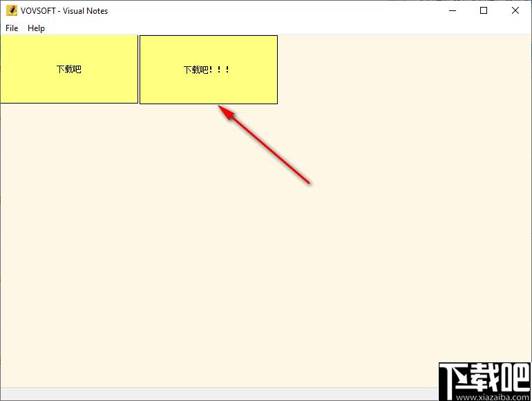 VovSoft Visual Notes下载,桌面笔记,标签工具